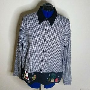 Lemon Grass Holiday Blouse